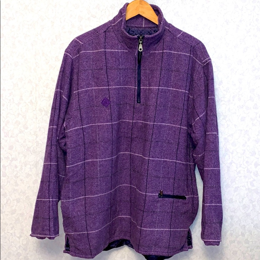 💥TOPS SALE💥 WHITE STUFF PADDED SWEATSHIRT IN PURPLE